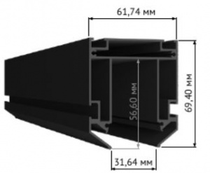 Профиль для монтажа SKYLINE 220 в натяжной ПВХ потолок (S25) ST-Luce Skyline 220 ST015.129.02 - фото и цены